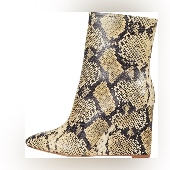Matisse Kaia Snakeskin pattern wedge boot - Picture 2 of 7